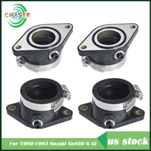 Fit For Suzuki 1980-1983 Gs850 G Gl Left Right Carburetor Intake Manifold Boot - Picture 1 of 8
