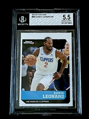 KAWHI LEONARD 2019 Sports Illustrated for Kids Si #885 LA Clippers Rare BGS 5.5 - Image 1 of 2