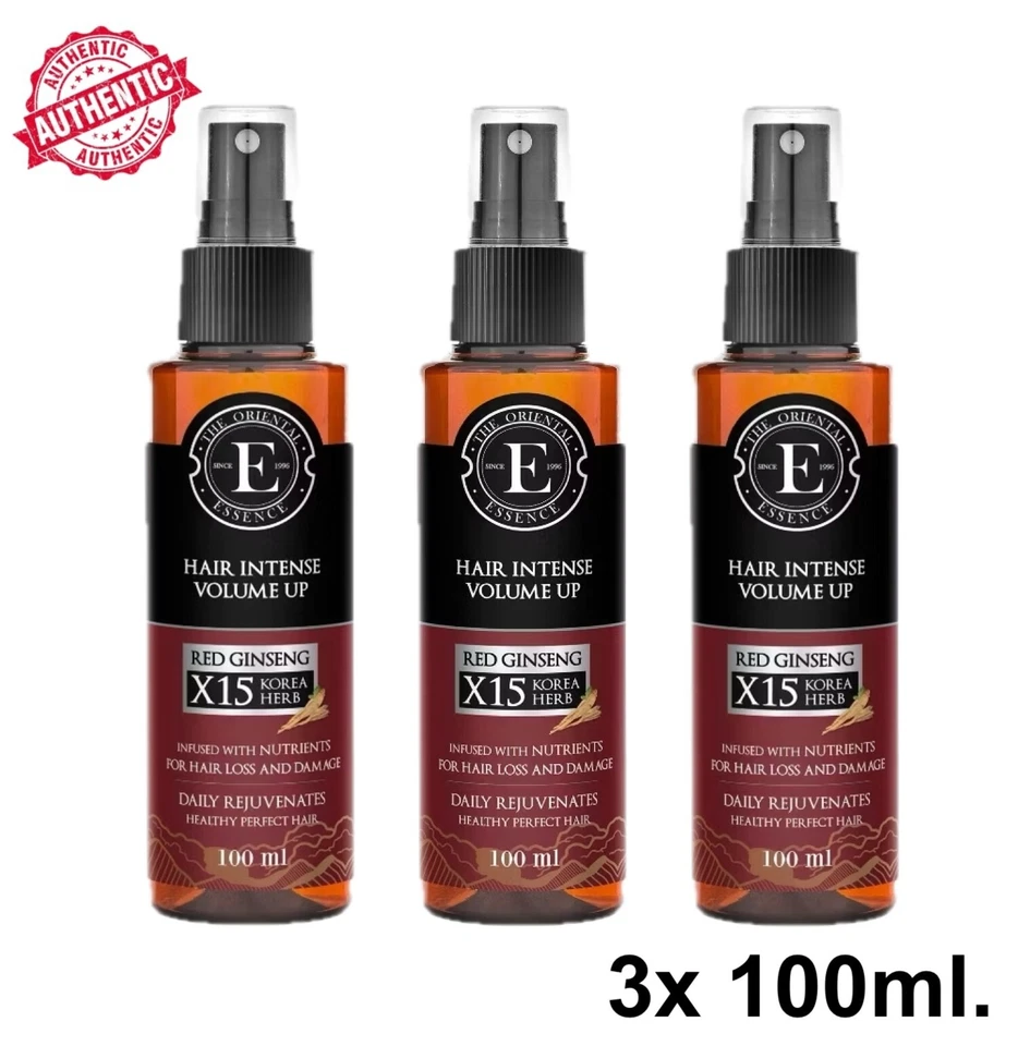 3X Hair Growth Serum The Oriental Essence Red Ginseng Prevent Hair Loss Thinning