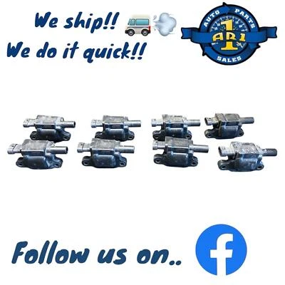 GMC Yukon XL 1500 Set of Squared Ignition Coils 2007 2008 2009 2010 11 12 13 14 - Image 1 of 4