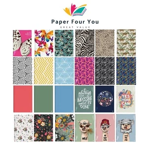 [ 5 PACK ] A5 Hardback Notebook 144 Lined Paper Hardback Notepad - Picture 1 of 1