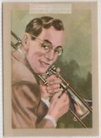 History of Trumpet Musical Instruments Vintage Trade  Ad Card