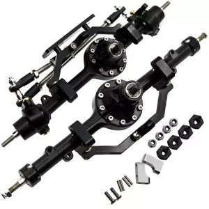 Asse posteriore anteriore auto RC asse completo dritto per 1:10 RC Rock Crawler RC auto D90 - Foto 1 di 12