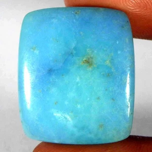 25.70Cts100%Natural Sky Blue Hemimorphite Cushion Cabochon Loose Gemstone - Picture 1 of 3