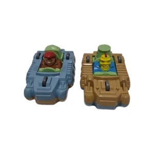 Burger King 1990 Kids Club Meal Toy Lot of 2 Captain Planet Duke Nukem Flip Cars - Picture 1 of 9