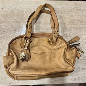 B. Mokowsky Tote Bag with Gold Hardware & Charm - Picture 1 of 8