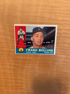 1960 TOPPS BASEBALL #482 FRANK BOLLING!! $1 SHIPPING!! - Picture 1 of 2