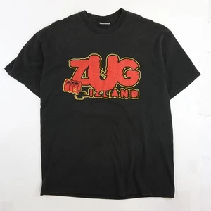 Vintage Zug Izland Cracked Tiles T-Shirt Gr. XL Band Tee - Bild 1 von 7