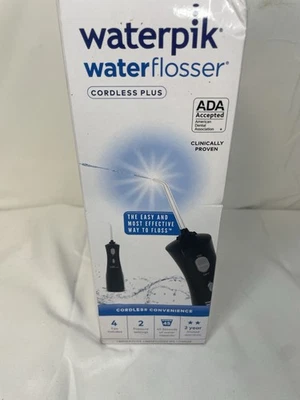 Waterpik Cordless Plus Water Flosser Rechargeable Black New Still Sealed - Image 1 of 4