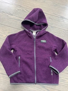 LL Bean Kinder Mädchen Gr. 5/6 Kapuzen Sweatshirt Jacke lila gebraucht - Bild 1 von 10