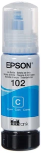 Epson EcoTank 102 Cyan Genuine Ink Bottle Single Cyan - Photo 1/10