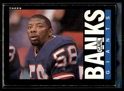 1985 Topps Carl Banks RC #111 New York Giants - Image 1 of 2