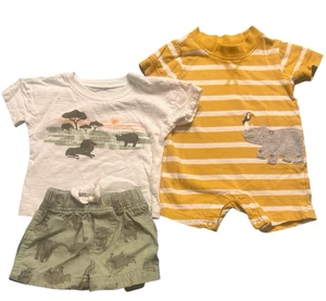 2 Just One You by Carters Outfits, 3M Wildnis Tiermotiv 2 & 1 Stück - Bild 1 von 3