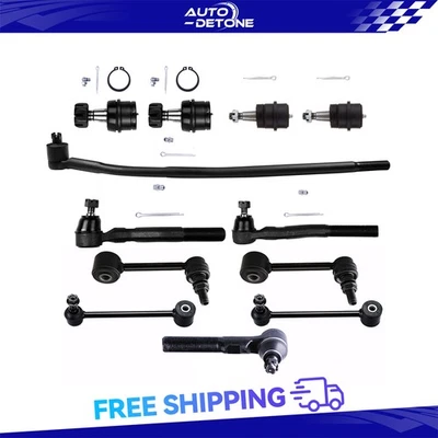12X Front Tie Rod End Ball Joints Kit For Jeep Wrangler 2007-2012 2013 2014 2015 Foto 1 de 4