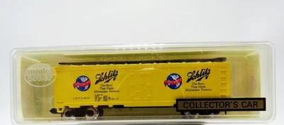 NIB - N Scale Model Power Collector Car Schlitz Beer Refrigerator Car - NIB - Image 1 of 2