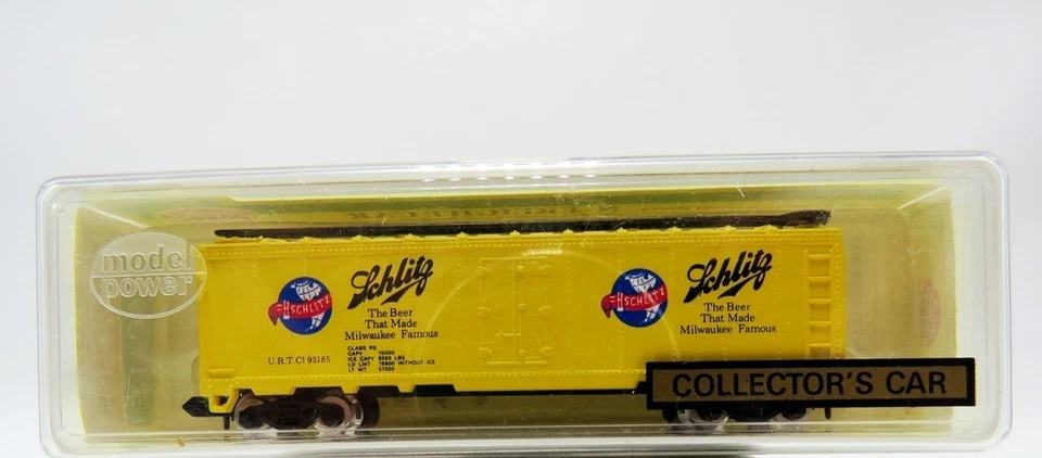 NIB - N Scale Model Power Collector Car Schlitz Beer Refrigerator Car - NIB - Image 1 of 2