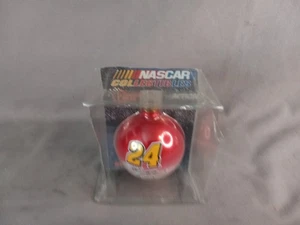 2001 Nascar Jeff Gordon #24 Winners Circle Christmas Ornament rot - Bild 1 von 6