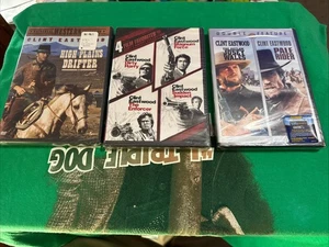 DVD Sealed Clint Eastwood Lot Dirty Harry Collection, Pale Rider/Outlaw Wales - Picture 1 of 8