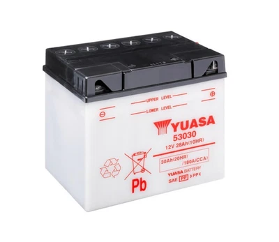 BATTERIA YUASA 53030 12V 30Ah 180A (186x130x171mm) PRONTA ALL'USO - Immagine 1 di 4