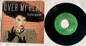 TONI BASIL-OVER MY HEAD-7" VINYL PICTURE SLEEVE-(SYNTH POP) - Picture 1 of 2