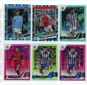 Lote de fútbol (37) de insertos, numerados, novatos y paralelos - Imagen 1 de 12