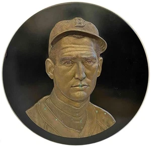 Armand LaMontagne Ted Williams Baseball Bronze Relief Bust Statue Wall Plaque - Picture 1 of 12