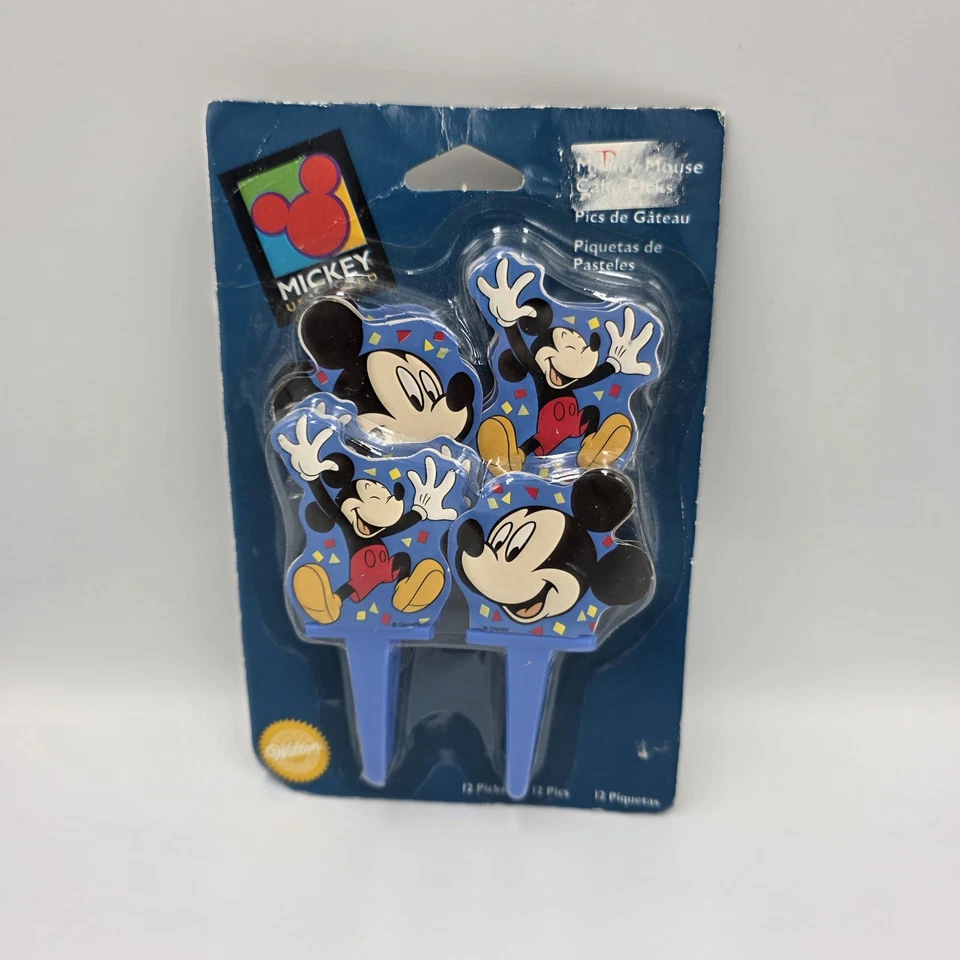 Wilton Winnie The Pooh Juego de selección de pasteles 12 decoraciones de cupcakes Piglet Tigger 1997  Foto 1 de 3