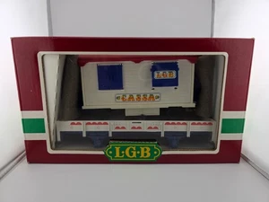 LGB Spur G 4037 Niederbordwagen Zirkus Kasse Cassa OVP ✅NEU✅ The Big Train - Picture 1 of 16