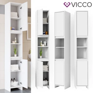 Mueble de baño VICCO EMMA blanco - estante para baño mueble alto - Imagen 1 de 8