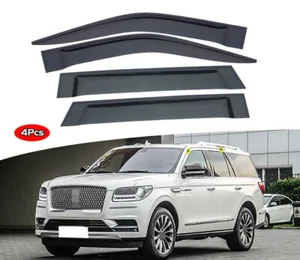 For Lincoln Navigator 2018-2024 Window Wind Visor Sun Rain Guard Vent Deflectors - Bild 1 von 4