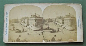 Antike Stereo Ansicht Stereoview Karte Bordeaux Les Allees De Tourny Frankreich - Bild 1 von 3