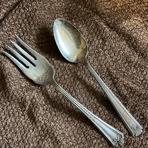 Mixed lot N S C Serving Spoon R C Co Serving Fork - Picture 1 of 8