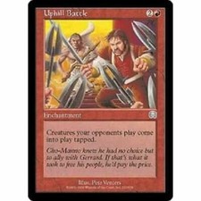 Uphill Battle  FOIL Mercadian Masques MtG LP