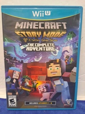 Minecraft Story Mode The Complete Adventure (Nintendo Wii U, 2016) WiiU Complete - Image 1 of 4
