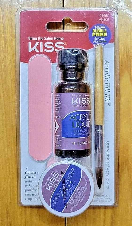 KIT RELLENO ACRÍLICO KISS NUEVO AK105 Foto 1 de 1