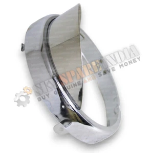Headlamp Outer Rim Set With Cap For Royal Enfield All New Classic Reborn 350cc - Foto 1 di 11