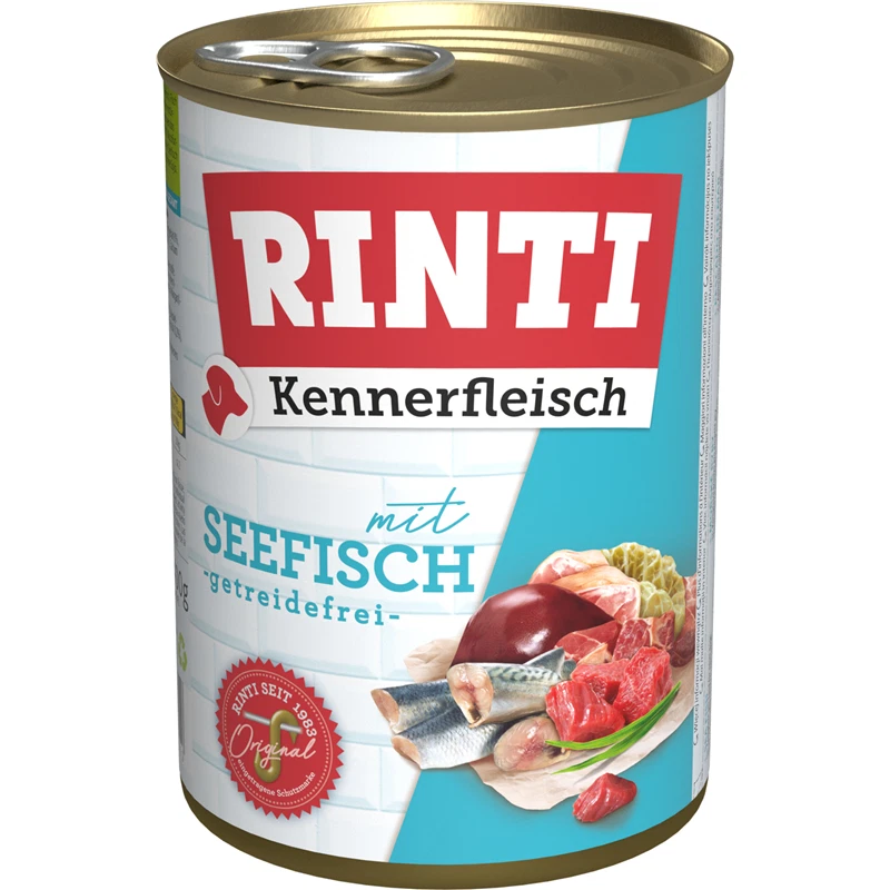 7 Dosen Rinti Kennerfleisch Seefisch 400g