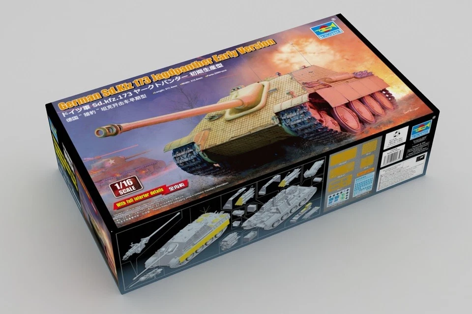 Trumpeter 00934 1:16th scale German Sd.Kfz 173 Jagdpanther Early Version - Image 1 of 1
