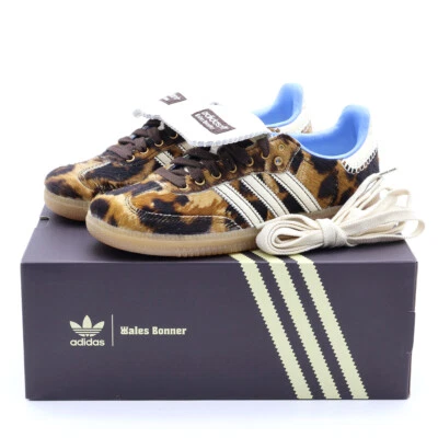 IE0578 Wales Bonner adidas Samba Pony Leo Low Fox Brown Sandy Beige Lucky (uomo - Immagine 1 di 4