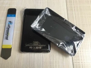 BLACK Metal Rear Back Plate Housing Case Cover For iPod 5th Gen Video 30GB THIN - Picture 1 of 7