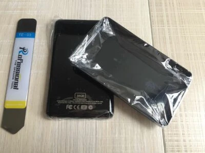 BLACK Metal Rear Back Plate Housing Case Cover For iPod 5th Gen Video 30GB THIN - Image 1 of 4