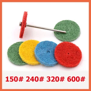1" 26mm Nylon Fiber Buffing Wheel Pad Abrasive Grinding Polishing Rotary Tool - Picture 1 of 16