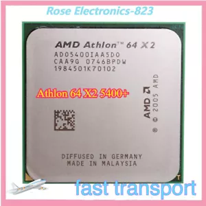 Athlon 64 X2 5400+ AMD CPU ADO5400IAA5DO 2.8GHZ Dual Core Socket AM2 Processor - Picture 1 of 2