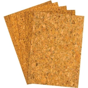 30 pcs A5 Size Cork Paper 200gsm Mini Wall Cork Tiles Mat Coasters DIY Crafts - Picture 1 of 4