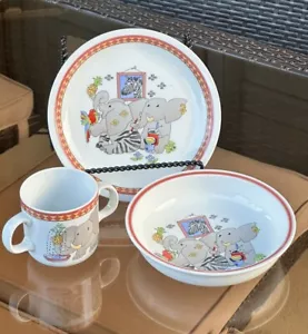 Seltenes Villeroy & Boch Kiddie Set Switch 3-teilig Elefant Geschirrset - Bild 1 von 5