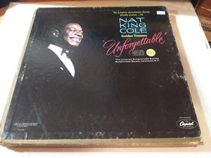 Nat King Cole Golden Treasury "Unforgettable" VG Variant 7xLP Record Set 1966 - Picture 1 of 4