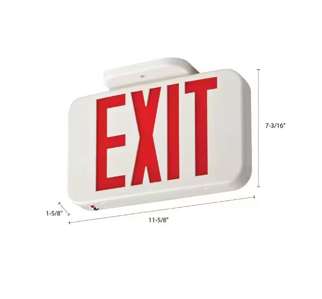 LITHONIA LIGHTING Lithonia Contractor Select EXR Series 120/277-Volt Integrated LED Exit Sign