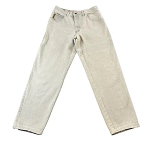 Pantalones de mezclilla para hombre Armani W30 L32 *Relajados cónicos gris claro sin lavado DE COLECCIÓN GA AÑOS 80 - Imagen 1 de 13