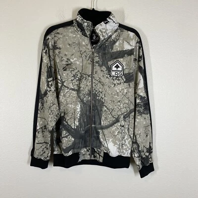 LRG Lifted Research Group Zip Up Mens Track Jacket Small Tree Streetwear Skater - Image 1 of 4