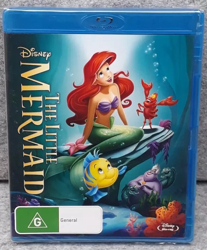 The Little Mermaid (Blu-Ray, 1989 - Region Free Australian Import) - Image 1 of 1